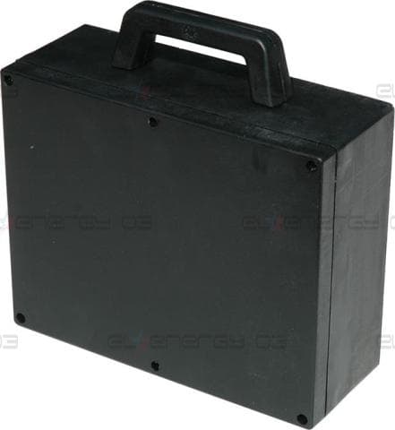Табло за индустриални контакти плътно и DIN модули IP54, UV, Тип 4,серия GOMMA гумирано 210х260х98мм с ръкохватка Scame