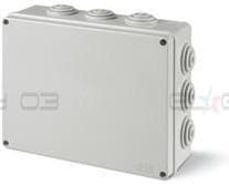 Кутия 190х140х70мм IP55, UV, кабелни мембрани 10х38мм, затваряне с винт, серия Scabox Scame