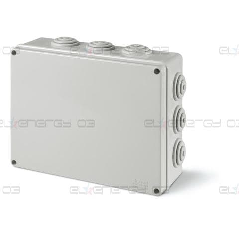 Кутия 100х100х50мм IP55, UV, кабелни мембрани 6х23мм, затваряне с винт, серия Scabox Scame