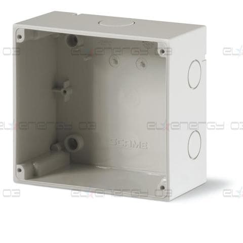 Конзола за открит монтаж за серия Omnia Plus 135x125x70mm Scame
