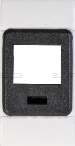 Лицев панел за 1х RJ45 Keystone, EVOLUTION 1 мод. цвят СИВ Scame
