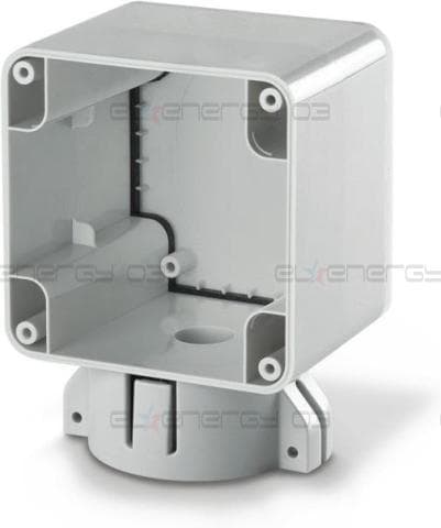 Единична кутия за монтаж върху тръба ф95мм (95×95), Protecta IP66, Scame