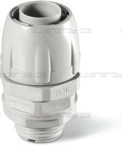 Щуцер с гайка, PG13,5 за гофрирана тръба ø16mm, IP66, Scame, Кутия – 50бр