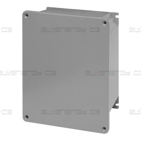 Кутия взривозащитена EX 410х315х153мм IP66, Зона2/22, UV,плътни стени, затваряне с винт, серия Alubox ЕX Scame