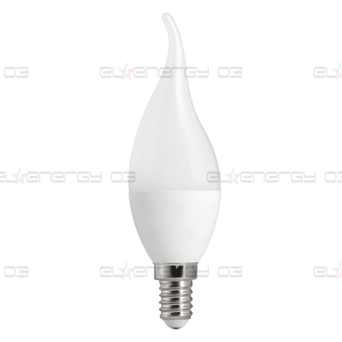 LED крушка / пламък / 5W / E14 / SMD 2835, 3000К, 4000К