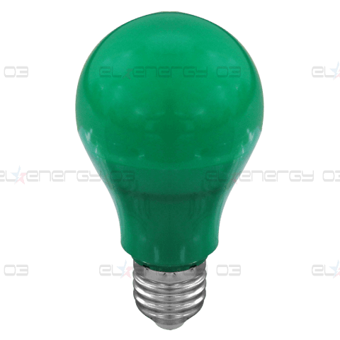 LED крушка / 6W / E27 / SMD 2835 / Зелена