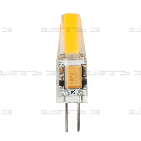 LED ЛАМПА 1.5W, G4, 3000K, 12 V DC, ТОПЛА СВЕТЛИНА, COB, 1 БР. / БЛИСТЕР