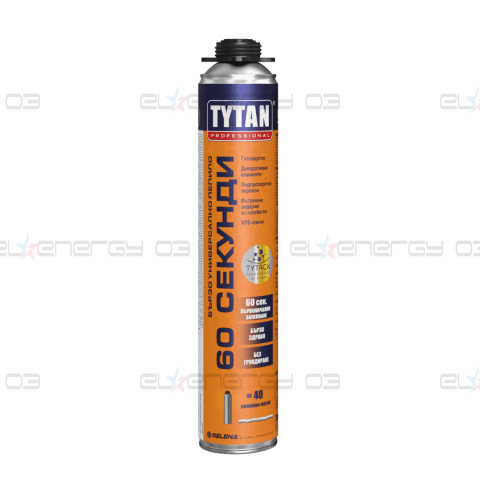 Tytan Professional 60 Секунди, Полиуретаново пистолетно лепило, 750ml