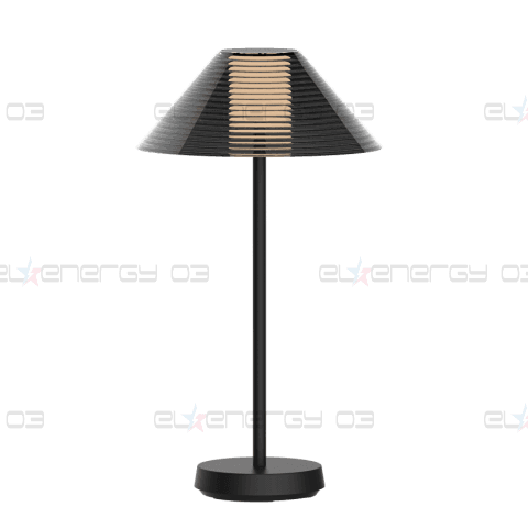 LED ДИМИРАЩА ПРЕЗАРЕЖДАЕМА НАСТОЛНА ЛАМПА 1.5W, 3000K, IP44, ЧЕРНА