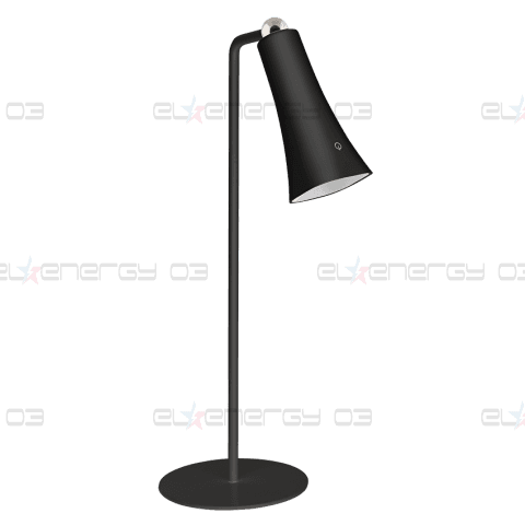 LED ДИМИРАЩА ПРЕЗАРЕЖДАЕМА МАГНИТНА НАСТОЛНА ЛАМПА 3W, 4000K, IP20, ЧЕРНА