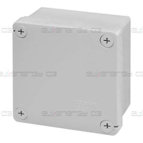 Кутия 100х100х50мм IP55, UV, плътни стени, затваряне с винт, серия Cubox Scame