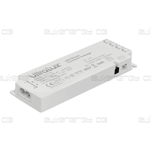 Захранване, стабилизирано, за мебелно светодиодно осветление 12V DC, 36W, 4 порта, 3А, IP20