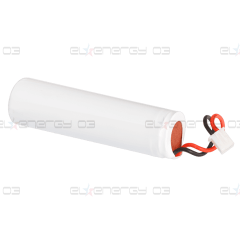Литиево- йонна батерия 18650, 3.7V DC, 2600mAh, с BMS защита, с кабелен накрайник с букса