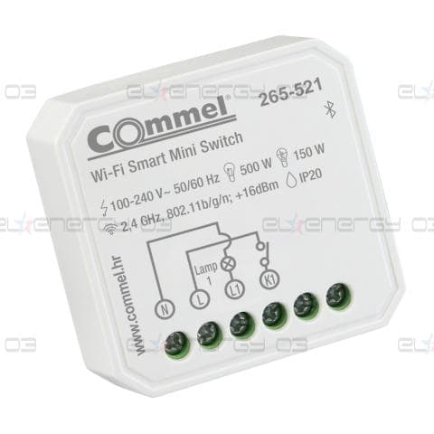 Микромодул с Wi-Fi за SMART управление 1x 150W LED чрез Ios/Android приложение Commel IoT