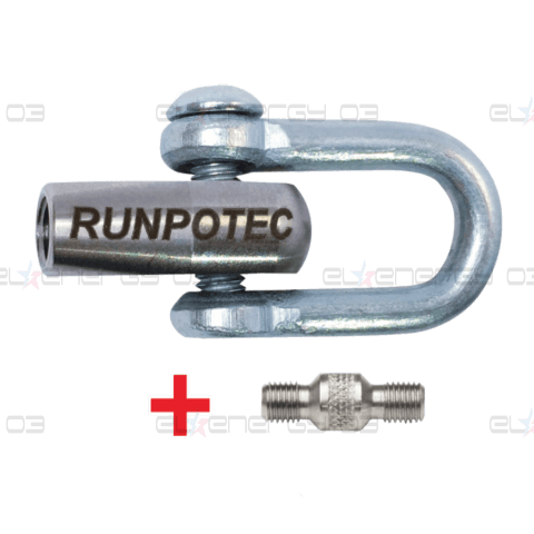 Скоба с резба RTG Ø 12 мм за фибростъклен прът Ø 7,5 – 15 мм, Runpotec
