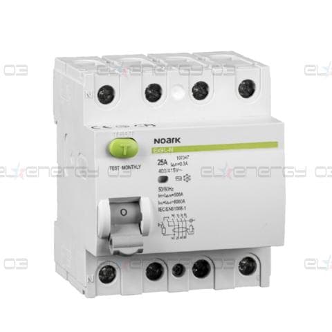 ДТЗ, Icn=6kA, 4p, In=25A, IΔn=30mA, тип AC