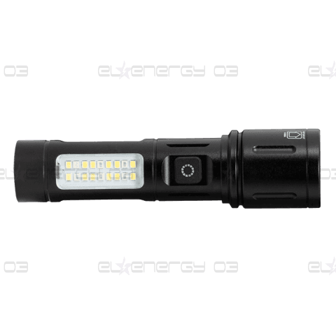 LED Фенер със зуум и странично светене 8W/8W, 6500K/5500K, 5V DC, IP44