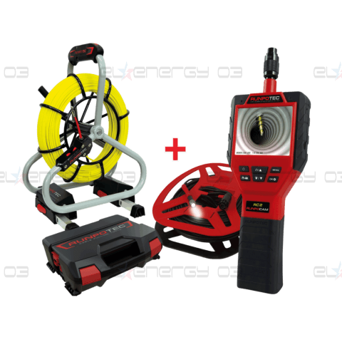 Мултифункционална камера RUNPOCAM RC2, 50 м с GF4.5 + Стойка с рейка от фибростъкло Ø 4,5 мм – 50 м, Runpotec