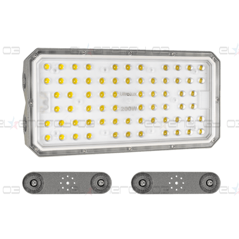 Професионален LED модулен прожектор, допълнителен 200W, 5000K, 190-305V AC, IP66, Дифузер 20°