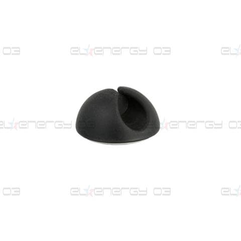Самозалепващ кабелен държач UKSO-1, 1xØ9mm, Черен /20 броя в пакет/