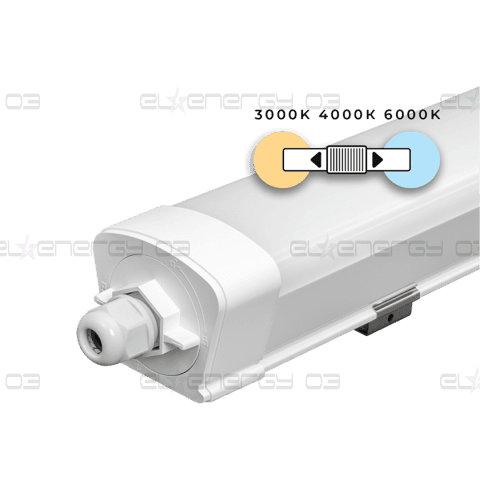 LED slim линейно осветително тяло 1.5m, IK08, 45W, CCT, 220-240V AC, IP65