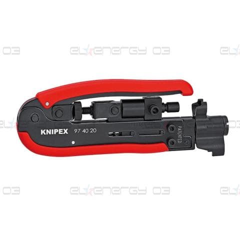 Инструмент за кримпване на F и BNC конектори RG6/11/59, Knipex
