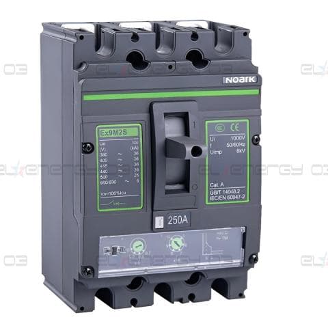 Автоматичeн прекъсвач с лят корпус, M2, Icu=Ics=36kA, In=200A, 3P