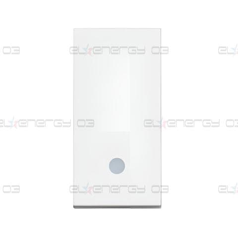 Еднополюсен ключ с LED индикация 1 мод. 10A цвят Бял /блистер/ Classia Bticino