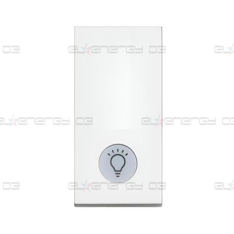 Еднополюсен ключ с LED индикация и символ лампа 1 мод. цвят Бял /блистер/ Classia Bticino