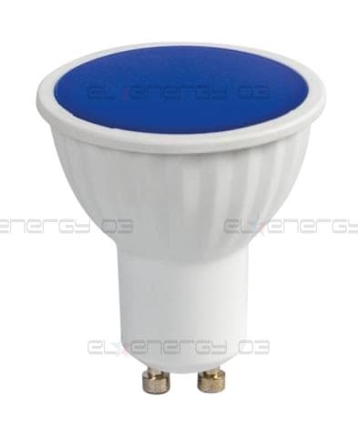 LED луничка / 5W / Gu10 / 220V-240V AC / SMD 2835 / Синя
