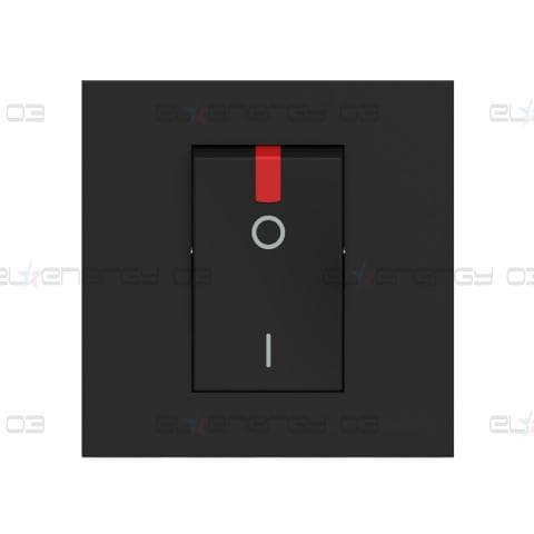 Бойлерен ключ 2P 2 мод. 32A цвят Черен Classia Bticino