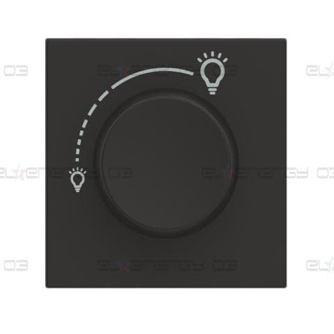 Димер ротативен L=5-300VA LED=5-200W 2 мод. цвят Черен Classia Bticino