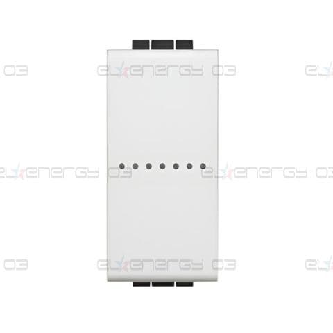 Девиаторен Smart ключ 1 мод. ЖИЧЕН изисква неутрала цвят Бял LL Bticino с Netatmo