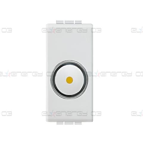 Димер ротативен R=100-500W 1 мод. цвят бял LL Bticino