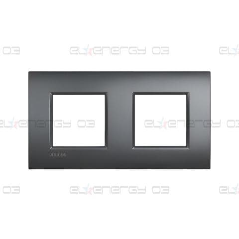 Рамка 2+2 мод. метална Anthracite AIR LL Bticino