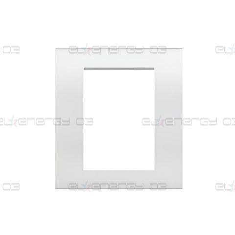 Рамка 3+3 мод. метална Pure white AIR LL Bticino