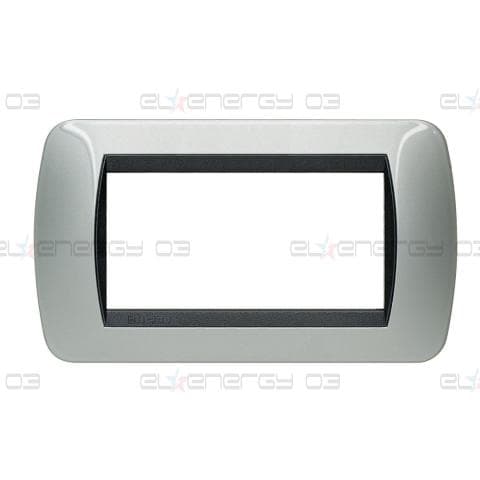 Рамка 7 мод. Light aluminium LL International Bticino