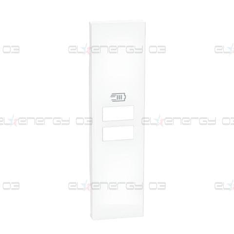 Лицев панел за USB розетка тип 2xA/2xC/A+C 1 мод. цвят Бял Living Now Bticino