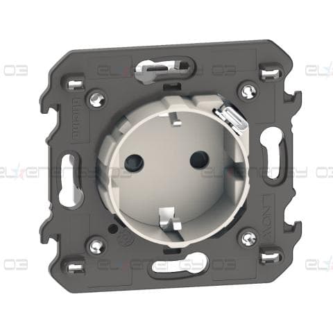 Контакт ШУКО 2P+E 16A + USB тип C 1.5A 7.5W с носеща рамка 2 мод. цвят Крем Living Now Bticino