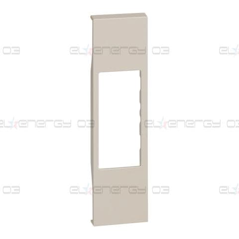 Лицев панел за единични розетки RJ45/LED лампа K4381/RCA 1 мод. цвят Крем Living Now Bticino
