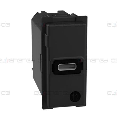Розетка USB за зареждане тип C Power Delivery 20W 1 мод. Living Now Bticino