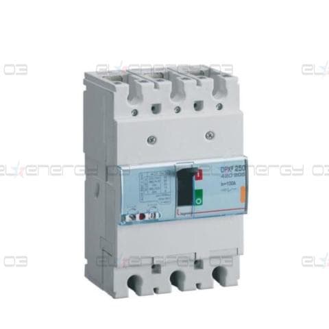 Автомат DPX3 250 TM 3P 100A 25кA регулируем (In x 0.8…1) Legrand