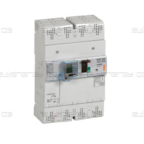 Автомат DPX3 250 TM 4P 250A 25кA регулируем (In x 0.8…1) с ДТЗ Legrand