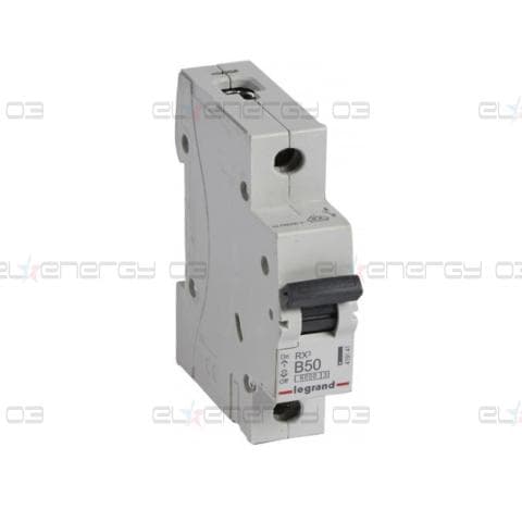Автоматичен прекъсвач RX3 1P 50A крива В 6kA Legrand