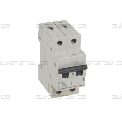 Автоматичен прекъсвач RX3 2P 10A крива С 6kA Legrand