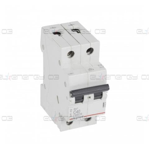Автоматичен прекъсвач RX3 2P 40A крива С 6kA Legrand