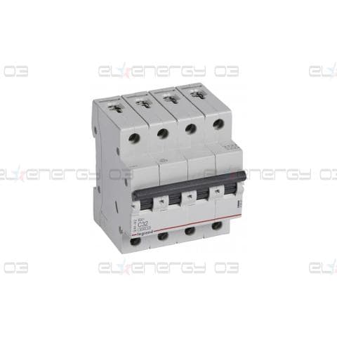 Автоматичен прекъсвач RX3 4P 32A крива С 6kA MC Legrand