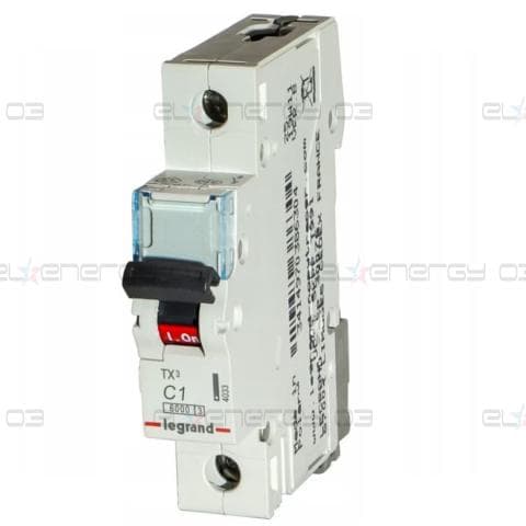 Автоматичен прекъсвач TX3 1P 1A крива С 6kA Legrand
