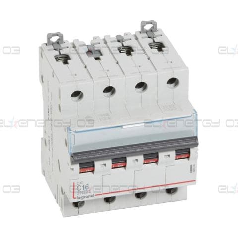 Автоматичен прекъсвач DX3 4P 16A крива С 10kA 4 мод. IT Legrand