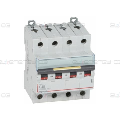 Автоматичен прекъсвач DX3 4P 40A крива С 10kA 4 мод. Legrand